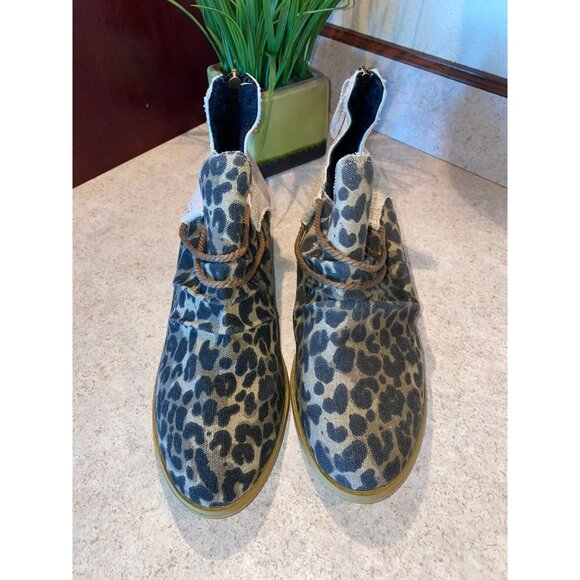 New LEOPARD CHUNKY HEEL BOOTS Size 9 - Picture 5 of 8